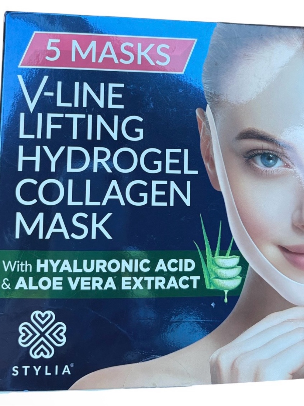 Stylia V-Line Lifting Hydrogel Collagen Mask  NIB